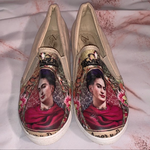 Shoes - Frida Kahlo print shoes